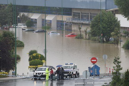 Inundaciones en Getxo