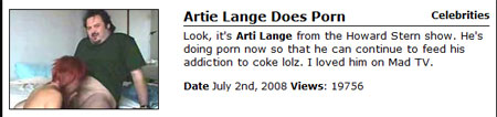 Dicen que soy Artie Lange