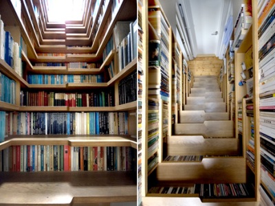 Escalera de Libros